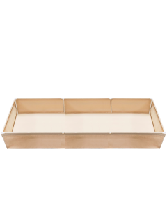 247Garden 4x12 PVC-Frame Fabric Raised Grow Bed w/Moisture-Protection Wall (Tan, Bag Only, No PVC Fittings)