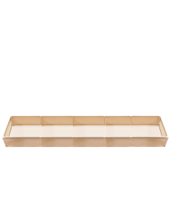 247Garden 4x20 PVC-Frame Fabric Raised Grow Bed w/Moiture-Protection Layer (Tan, Bag Only, No PVC Fittings)