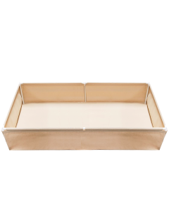 247Garden 4x8 PVC-Frame Fabric Raised Grow Bed w/Moisture-Protection Wall, Tan, Bag Only, No Fittings
