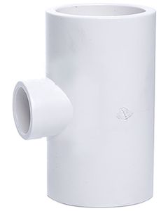 1-1/2 x 1/2 in. SCH40 PVC Reducing Tee 3-Way Pipe Fitting NSF SCH40 ASTM D2466 1.5" x 0.5" T
