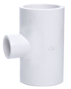 1-1/4 x 1/2 in. SCH40 PVC Reducing Tee 3-Way Pipe Fitting NSF SCH40 ASTM D2466 1.25" x 0.5" T