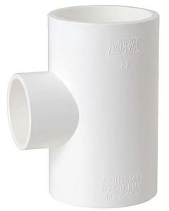 1-1/2 x 1-1/4 in. SCH40 PVC Reducing Tee 3-Way Pipe Fitting NSF SCH40 ASTM D2466 1.5" x 1.25" T