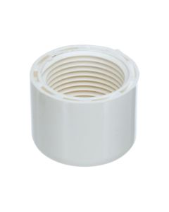 1-1/4 in. Schedule 40 PVC Female-Threaded End Cap Pipe Fitting Pro Plumbing-Grade NSF SCH40 ASTM D2466 1.25"