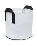 247Garden 10-Gallon Aeration Fabric Pot/Planting Grow Bag w/Handles (White w/Black Handles 13H x 15D)