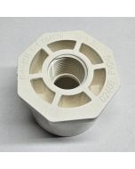 1-1/2 x 1/2 in. Schedule-40 PVC Female Reducing Ring/Reducer Bushing Pipe Fitting NSF SCH40 ASTM D2466 1.5" Spigot x 0.5" Female