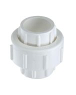 1-1/2 in. PVC Union w/ EPDM O-Ring Seals Schedule-40 Pipe/Repair Fitting Slip/Socket ASTM D2466/F1970 1.5"