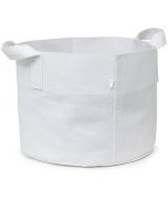 247Garden 20-Gallon Aeration Fabric Pot/Planting Grow Bag w/Handles (White 16H x 19D)