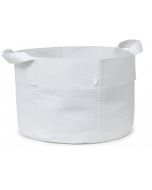 247Garden 40-Gallon Aeration Fabric Pot/Planting Grow Bag w/Handles (White 17H x 26.5D)