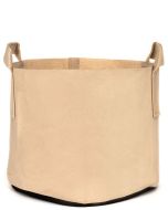 247Garden 2-Gallon Aeration Fabric Pot/Plant Grow Bag w/Handles (Tan w/Black Base 7.5H x 8.5D)