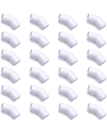 247Garden 3/4" PVC 45-Degree Elbow Fitting - SCH40 ASTM Furniture-Grade 24-Pack Free Ship