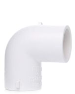 1-1/2 in. Schedule 40 PVC 90-Degree Elbow Pipe Fitting NSF SCH40 ASTM D2466 1.5" 90° for HVAC/Plumbing