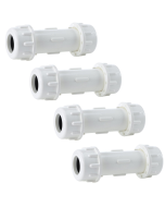 4-Pack 3/4 in. Schedule 40 PVC Compression Couplings/Couplers