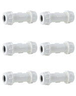 6-Pack 3/4 in. Schedule 40 PVC Compression Couplings/Couplers