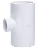 1-1/2 x 1/2 in. SCH40 PVC Reducing Tee 3-Way Pipe Fitting NSF SCH40 ASTM D2466 1.5" x 0.5" T