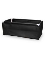 247Garden 2X4 Aeration Fabric Grow Bed/Raised Vegetable Flower Garden (60-Gallon Black) BAG ONLY w/NO PVC PARTS