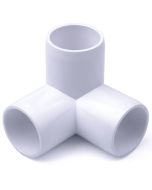 247Garden 1/2 in. 3-Way PVC Elbow Fitting ASTM SCH40 Furniture-Grade Fitting