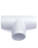 247Garden 1/2 in. PVC 3-Way Tee Fitting - ASTM SCH40 Furniture-Grade