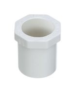 1-1/2 x 1/2 in. Schedule 40 PVC Reducing Ring/Reducer Bushing Pipe Fitting NSF SCH40 ASTM D2466 1.5" Spigot x 0.75" Socket