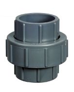 1-1/2 in. Schedule 80 PVC Union Pipe Repair Fitting w/ EPDM O-Ring Seals for High Pressure Plumbing System (Socket) ASTM D2467/F1970