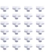 24-Pack 3/4 in. Schedule 40 Tees 3-Way Pipe T-Fittings SCH40 ASTM D2466