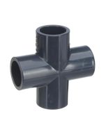 3/4 in. Schedule-80 PVC Cross 4-Way Pipe Fitting NSF ASTM D2467 Slip/Socket